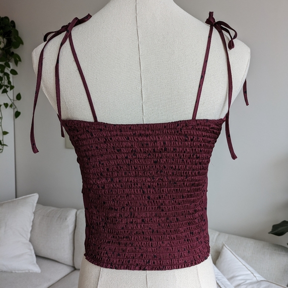 Abercrombie & Fitch Smocked Top - Picture 2 of 7